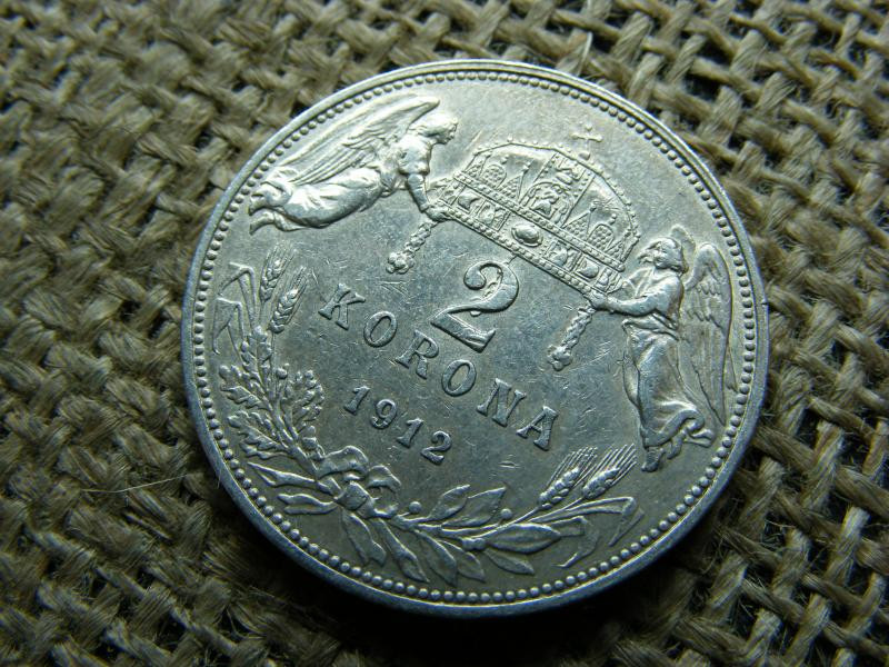 Ezüst 2 korona, 1912, KB
