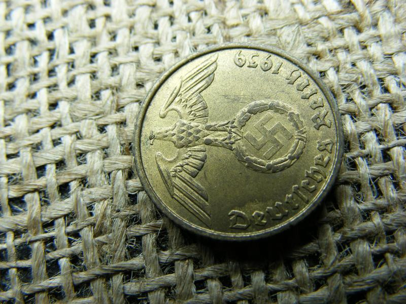 Birodalmi 5 pfennig, 1939 B