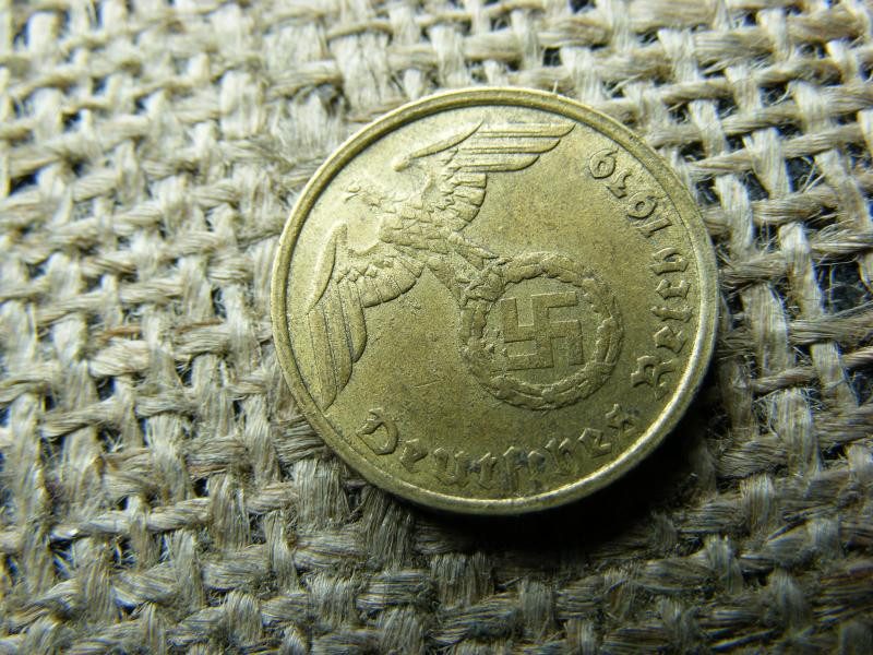 Birodalmi 5 pfennig érme, 1939 G