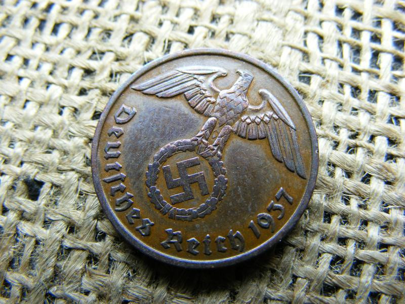 Birodalmi 2 pfennig, 1937 D