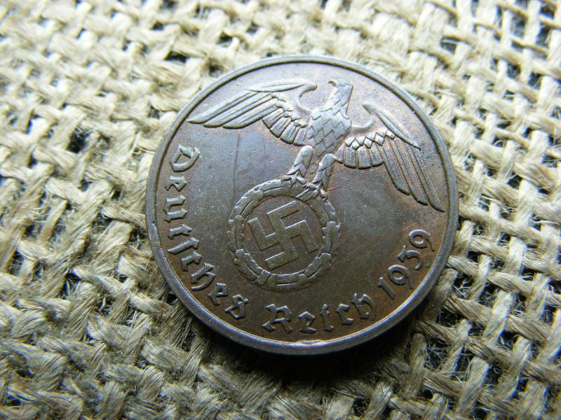 Birodalmi 2 pfennig, 1939 G