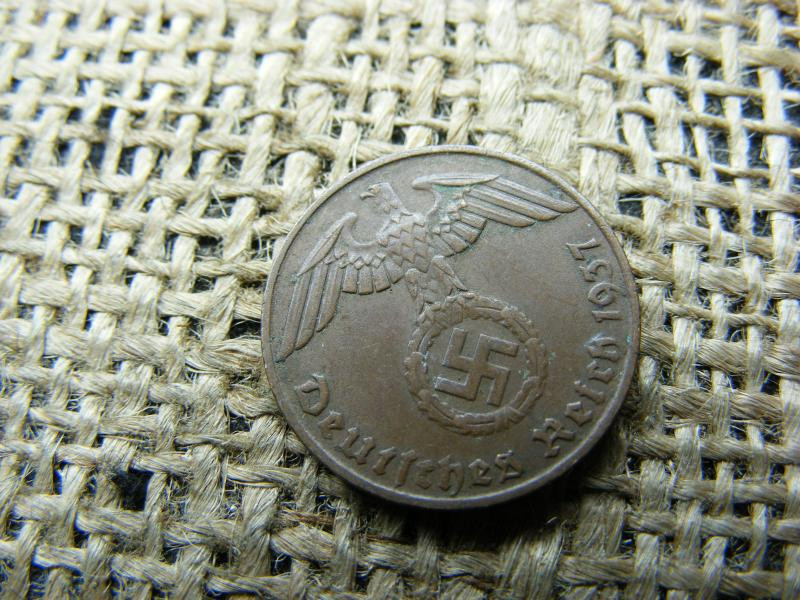 Birodalmi 1 pfennig, 1937 D