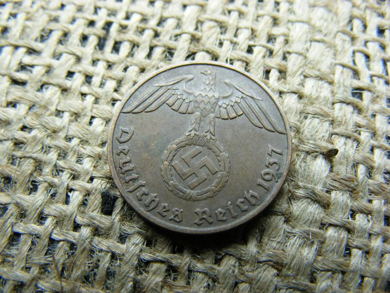 Birodalmi 1 pfennig, 1937 E