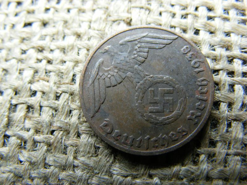 Birodalmi 1 pfennig, 1938 E