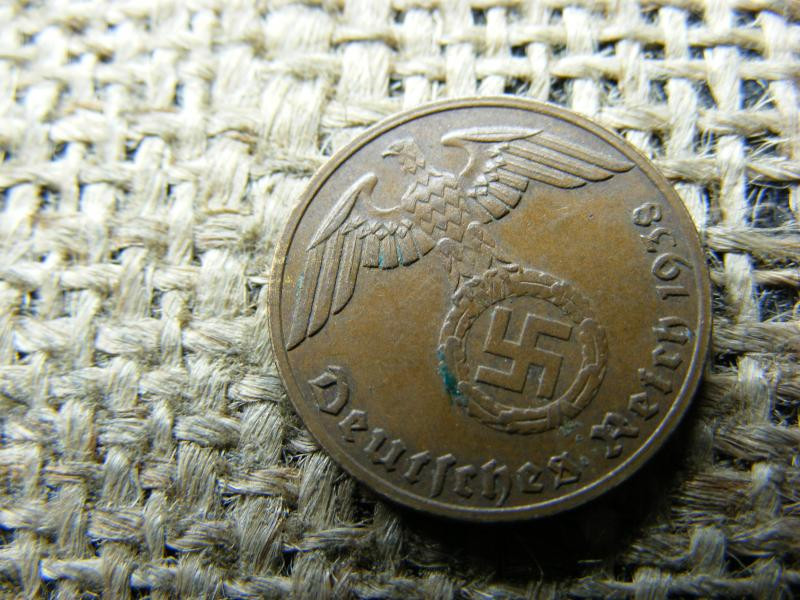 Birodalmi 1 pfennig, 1938 G