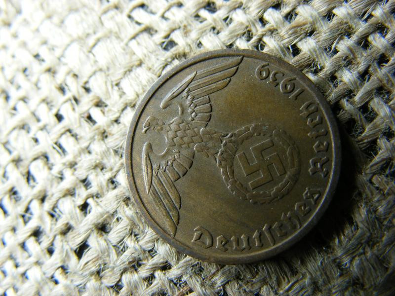 Birodalmi 1 pfennig, 1939 D