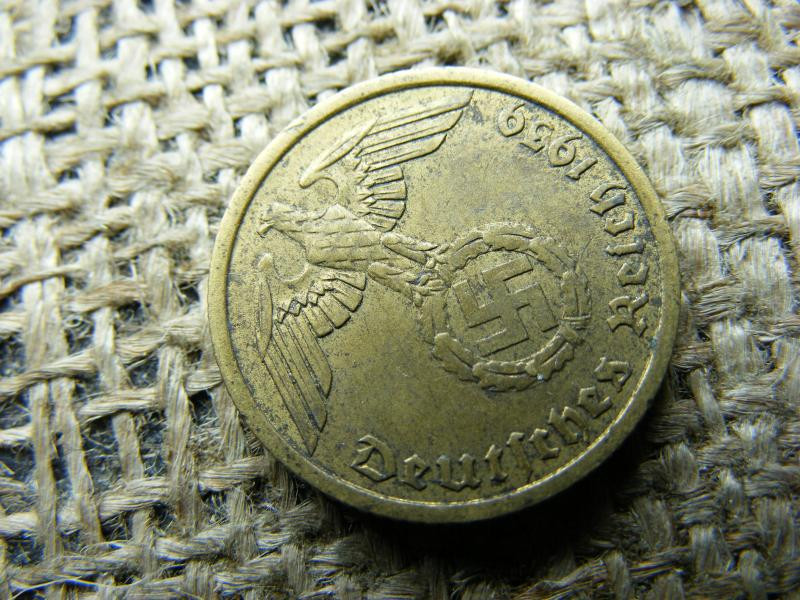 10 Pfennig érme, 1939 A, matricás