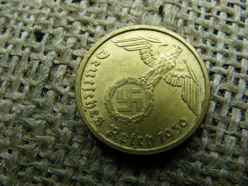 Birodalmi 10 pfennig, 1939 B