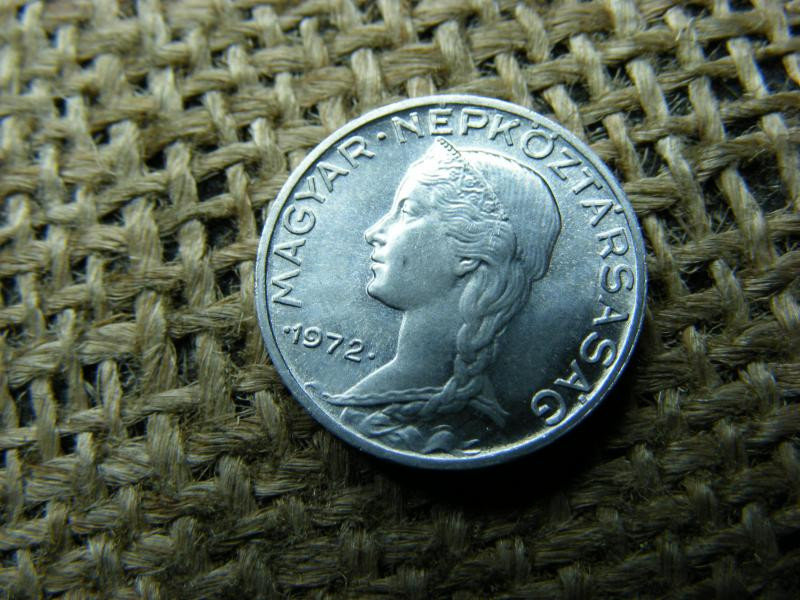 5 fillér, 1972, magyar érme