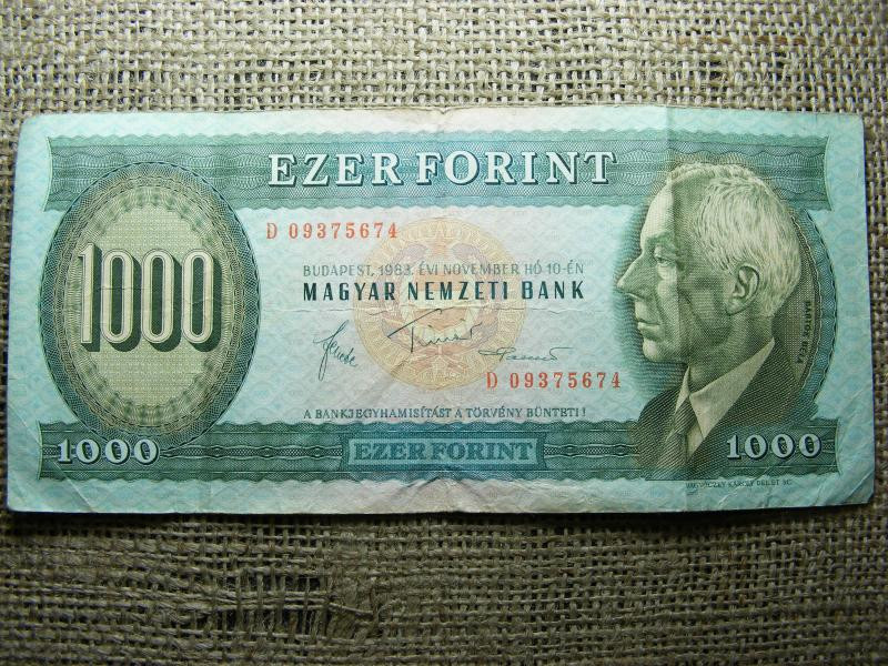 1000 forintos bankjegy, 1983, D sorozat