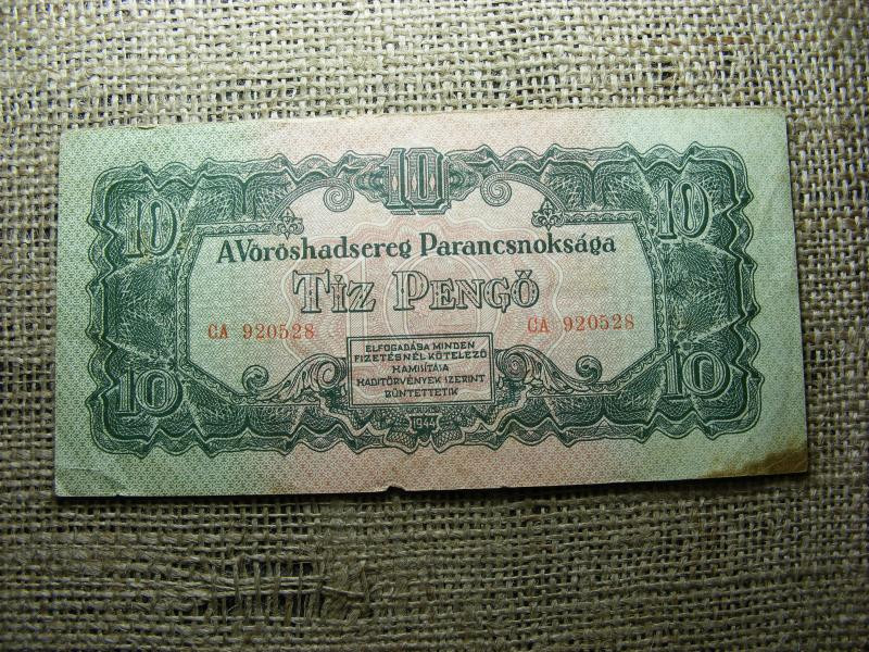10 pengő, 1944, Vörös Hadsereg