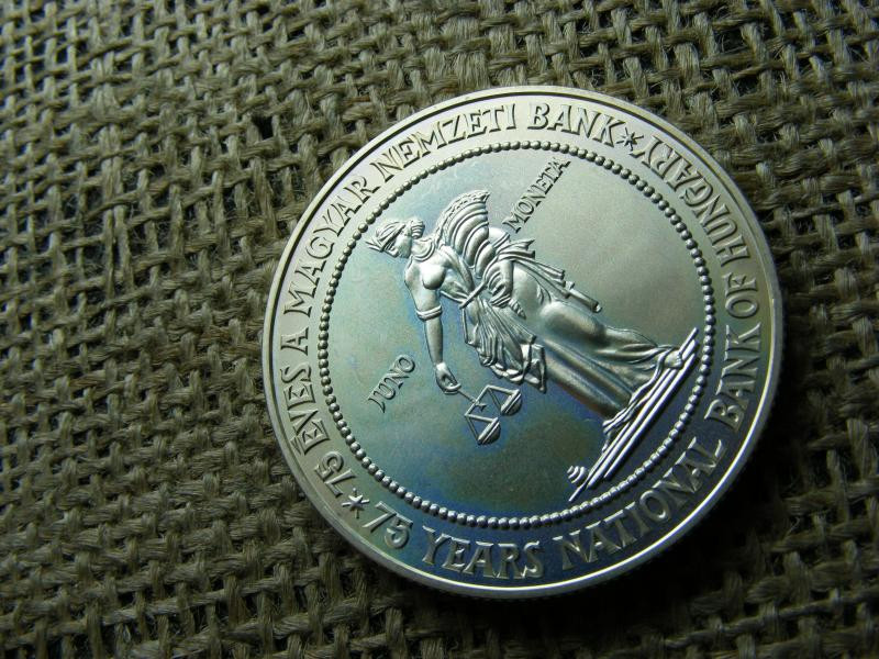 Ezüst 75 forintos érme, 1999, BU