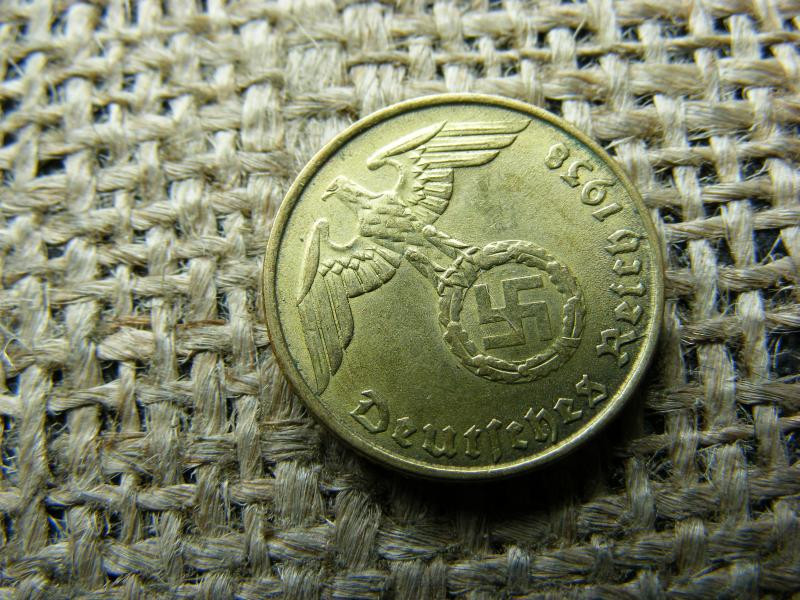 Birodalmi 5 pfennig, 1938, A jelzés