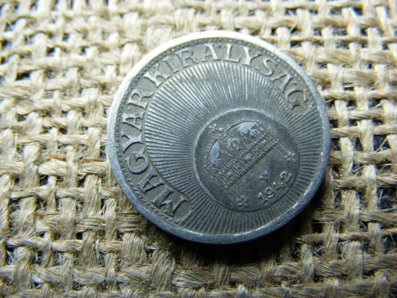 10 fillér, 1942, sherardírozott