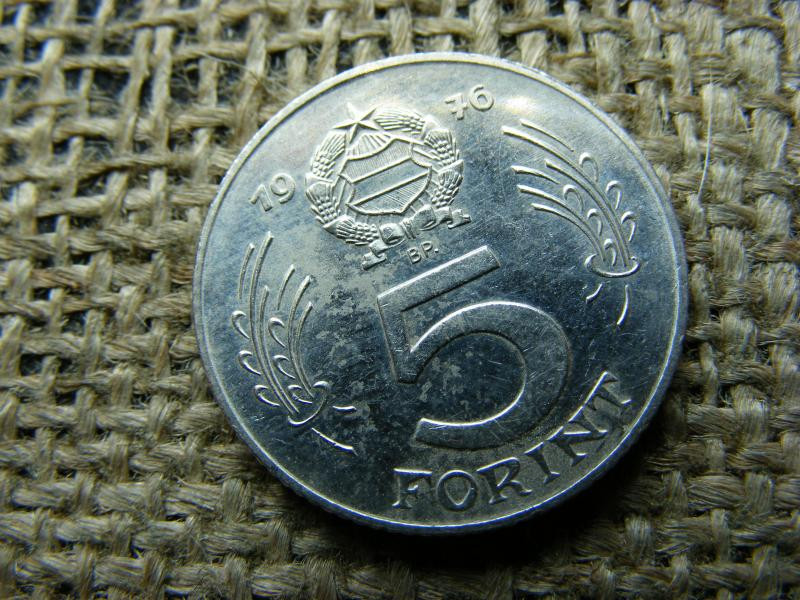 5 forintos érme, 1976