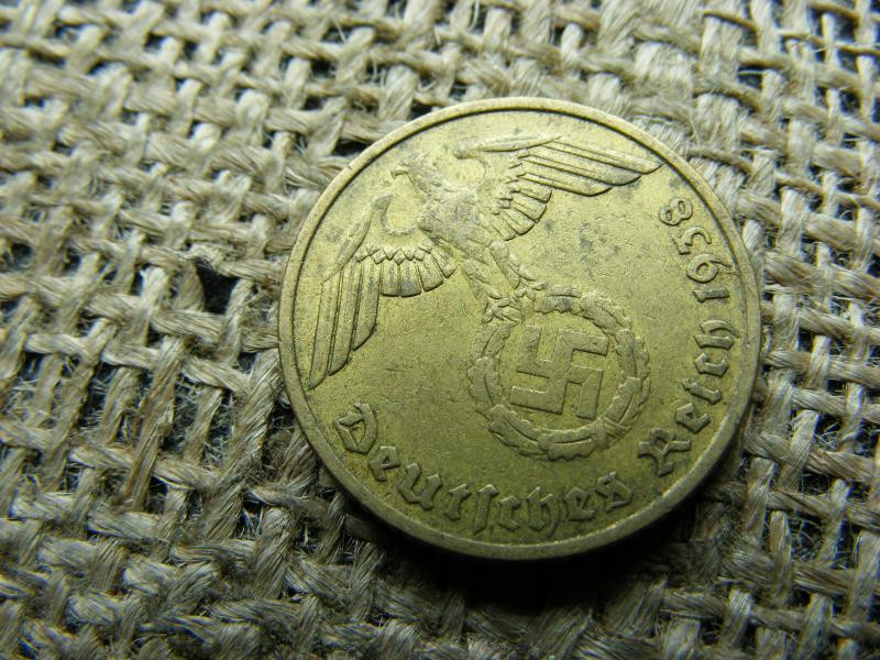 Birodalmi 10 pfennig, 1938 E