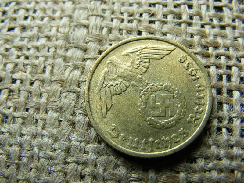 Birodalmi 10 pfennig, 1938 E