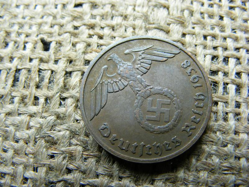 Birodalmi 2 pfennig, 1938, B jelzés