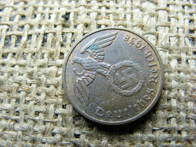 Birodalmi 2 pfennig, 1938 F