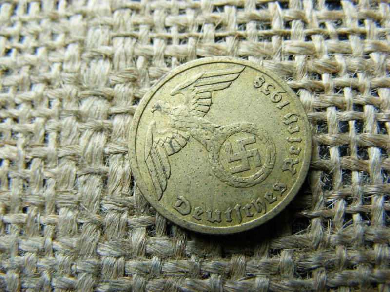 Birodalmi 5 pfennig, 1938 J