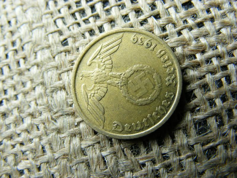 Birodalmi 5 pfennig, 1939 D