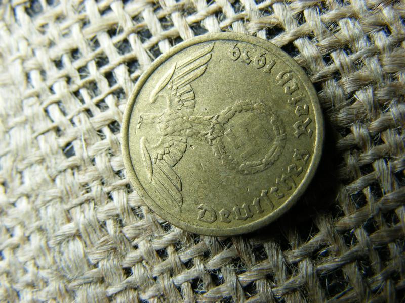Birodalmi 5 pfennig, 1939 G