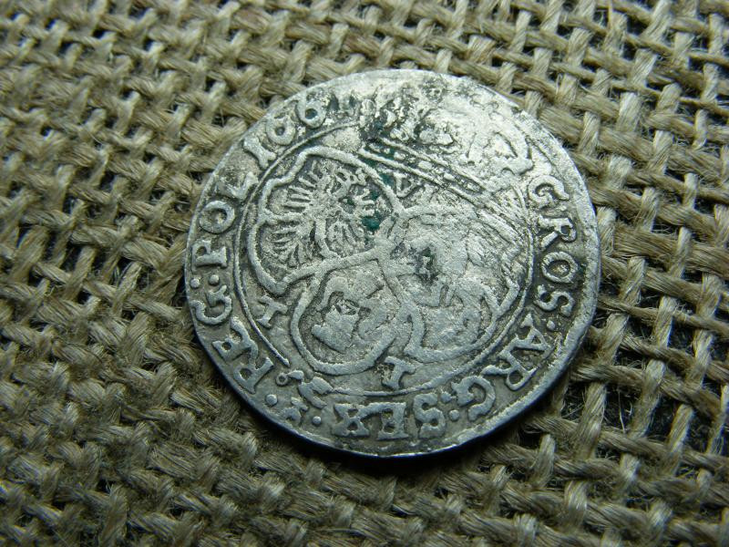 Ezüst 6 garas, 1661, Krakkó