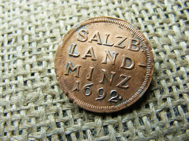 4 Krajcár 1692, Salzburg, Gomb, Másolat