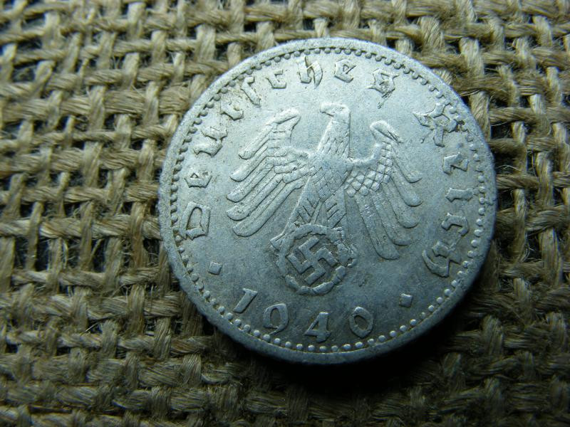 Birodalmi 50 pfennig, 1940, F jelzés