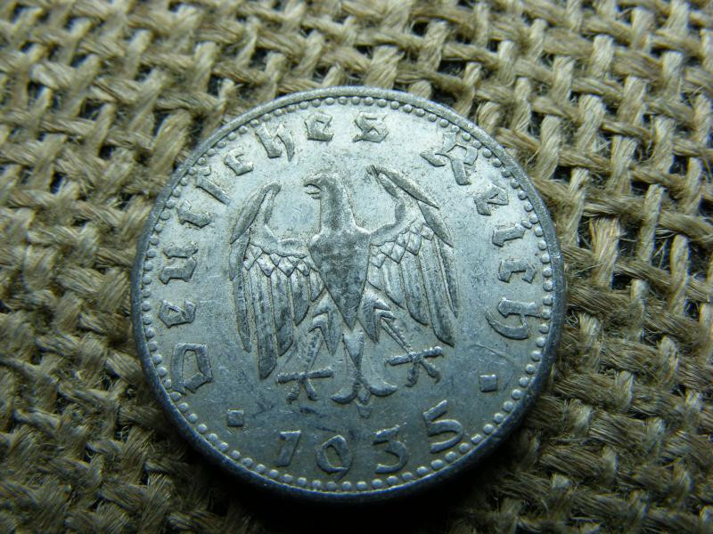 Birodalmi 50 pfennig, 1935, D