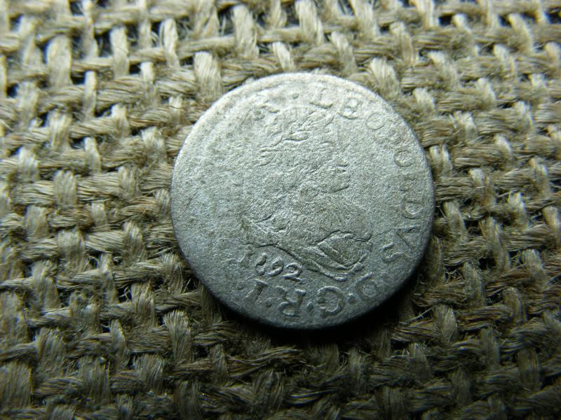 Ezüst 1 krajcár, 1692, Lipót, Tirol, Hall