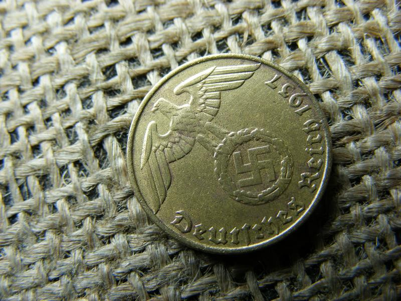 Birodalmi 5 pfennig, 1937 E