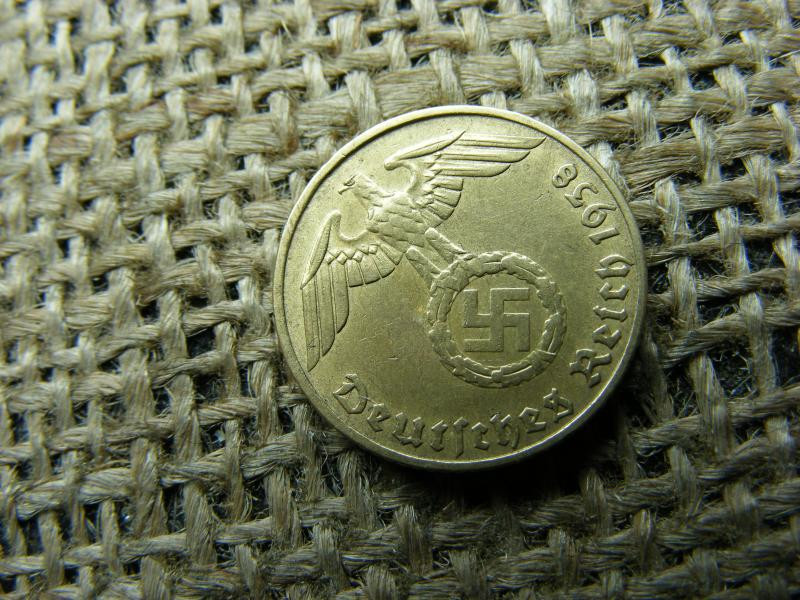 Birodalmi 5 pfennig, 1938 F