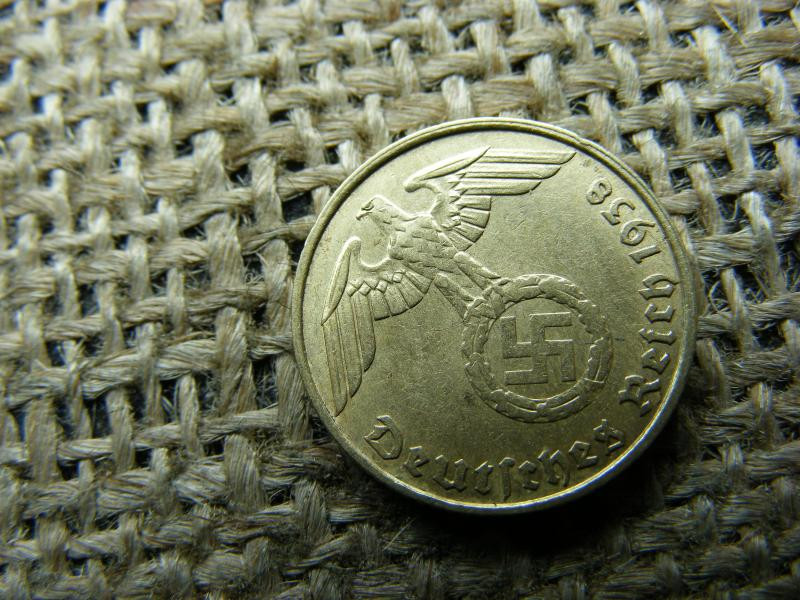 5 Pfennig érme, 1938, Birodalmi