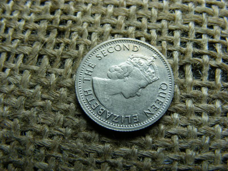 Ezüst Malaya 5 Cents, 1961