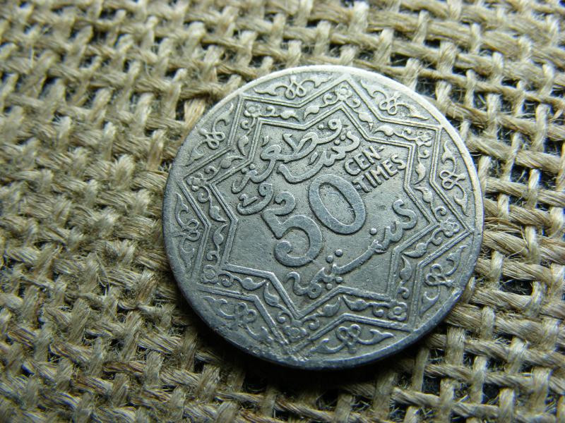 Marokkó 50 centimes, 1924
