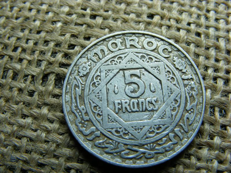 Marokkó 5 francs, 1951, frank