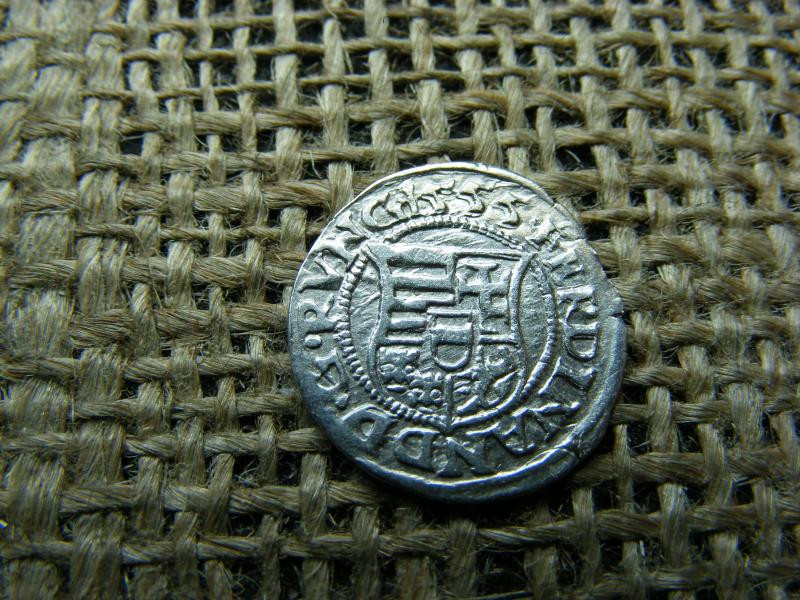 Ezüst Ferdinánd dénár, 1555, KB