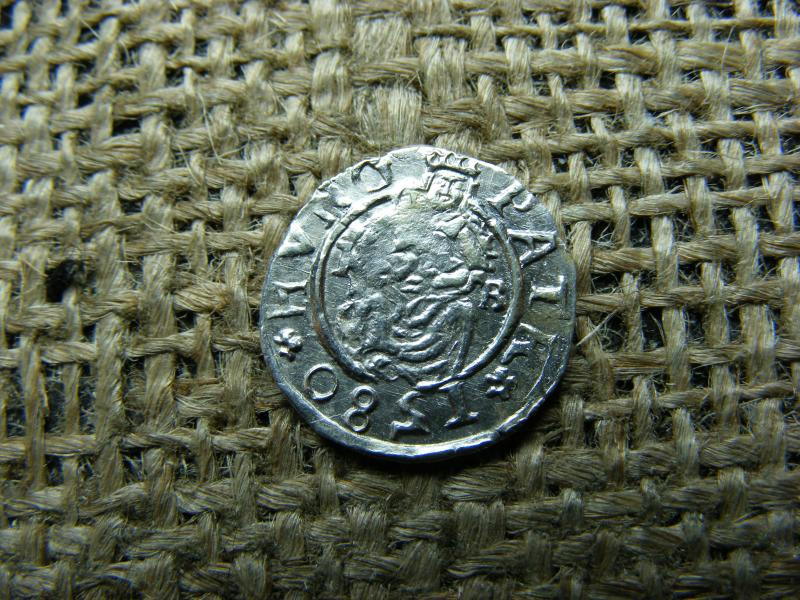 Ezüst Rudolf-dénár, 1580, KB