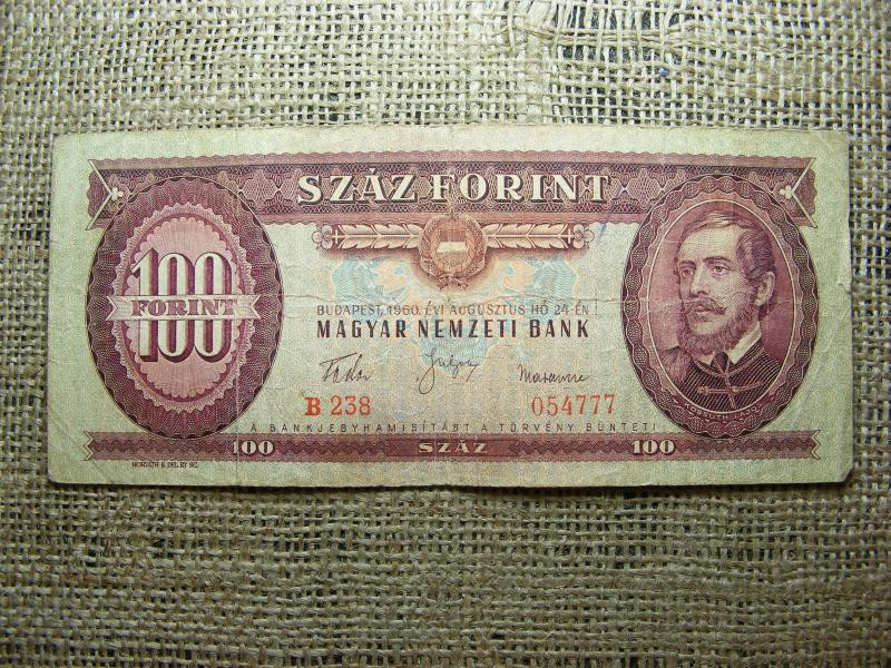 100 forintos bankjegy, 1960