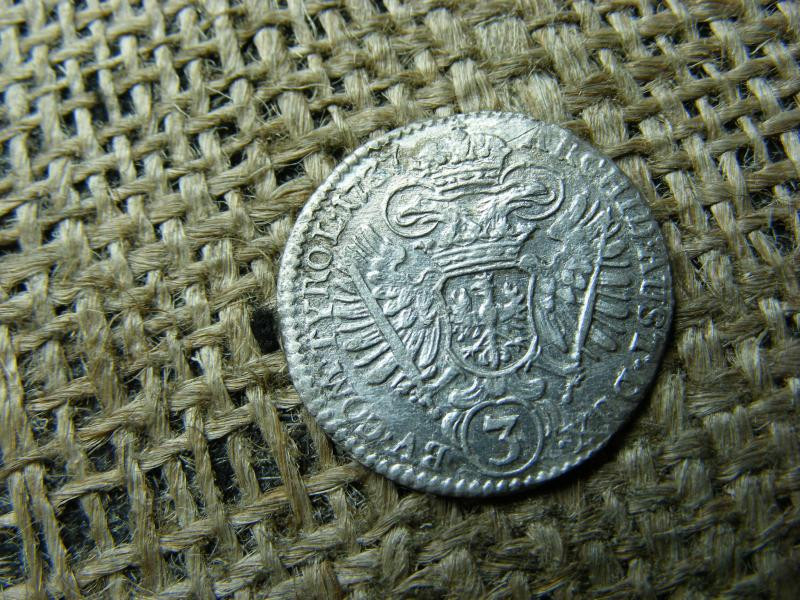 Ezüst 3 krajcár, 1737, Hall