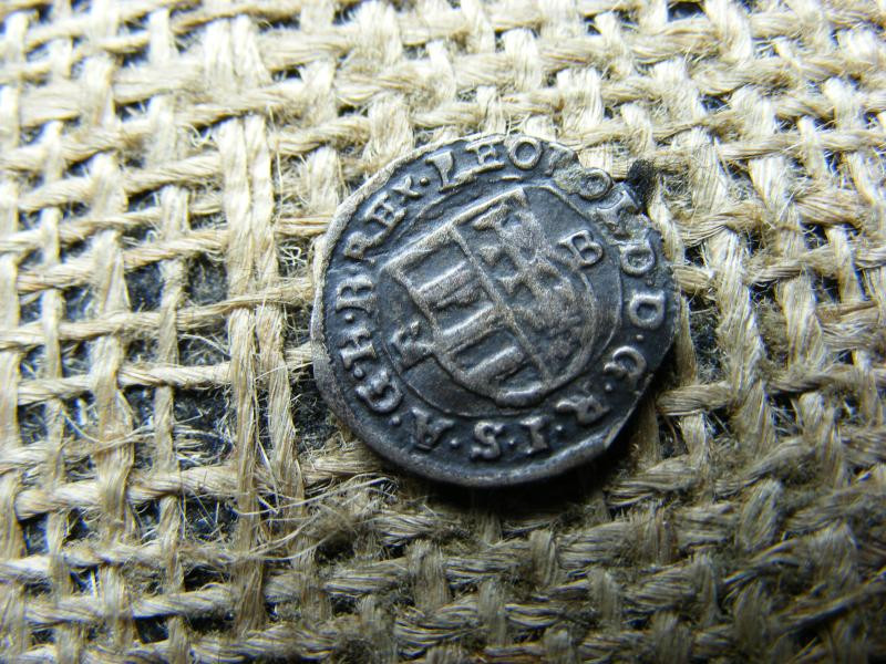 Lipót ezüst dénár, 1695