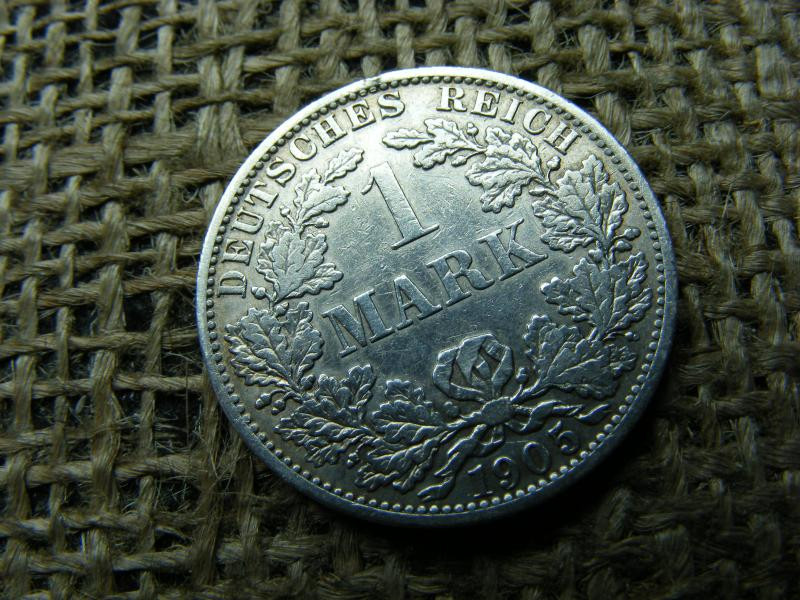 Birodalmi ezüst 1 márka, 1905 A