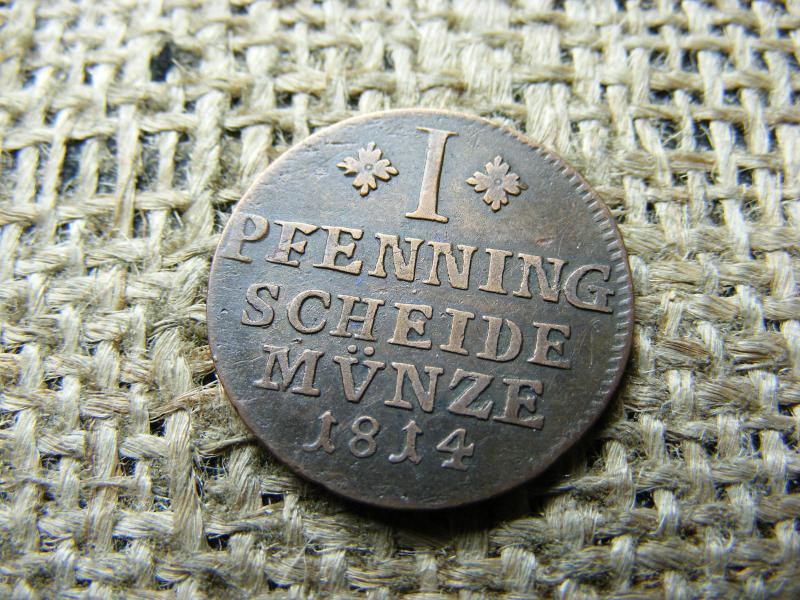 1 Pfennig, 1814, Németország