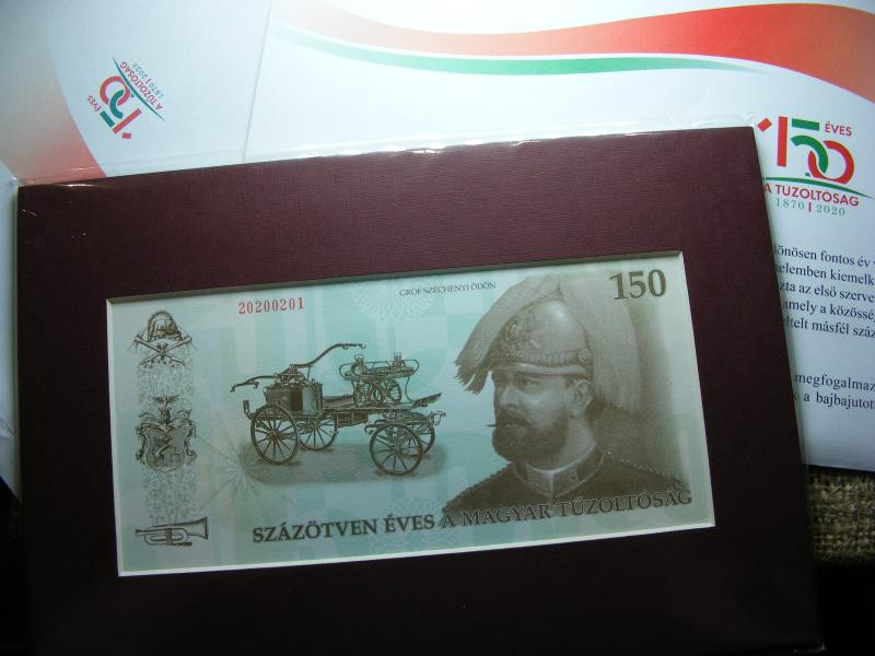 150 forintos emlékbankjegy, 2020, Gróf Széchenyi Ödön