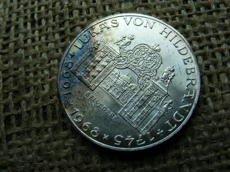 Ezüst 25 schilling, 1968
