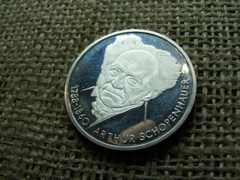 Ezüst 10 márka, 1988 D, PP