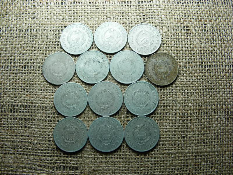 2 Forintos Érmesorozat, 1950-1966, 13 db