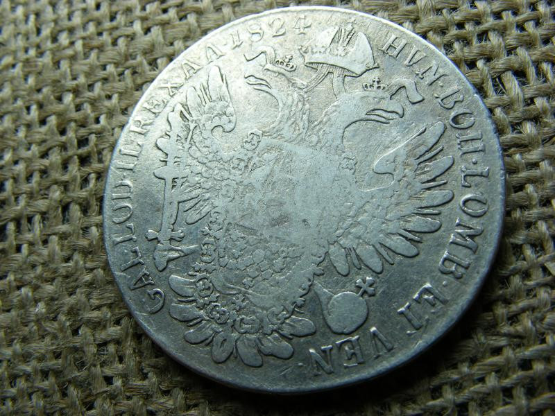 Ezüst Tallér, 1824 C, ritkább