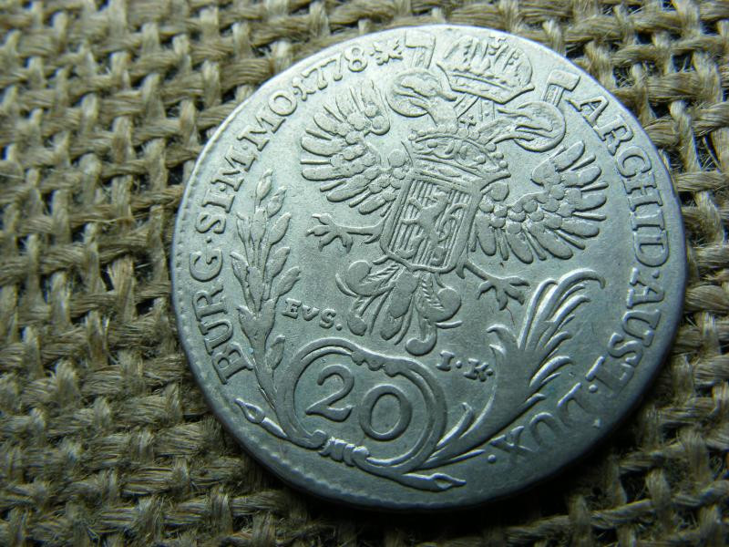 Mária Terézia 20 krajcár, 1778, Prága